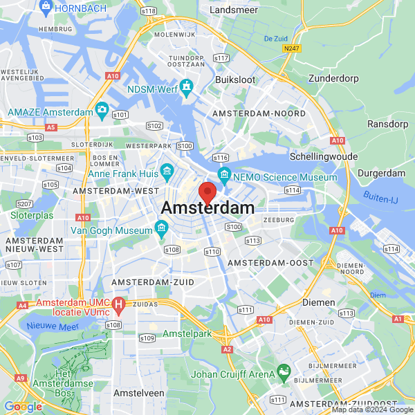 Amsterdam - Google map